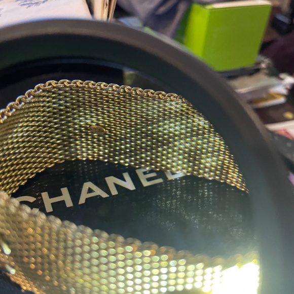 Chanel 24K Gold Plated Bangle - Picture 5 of 6